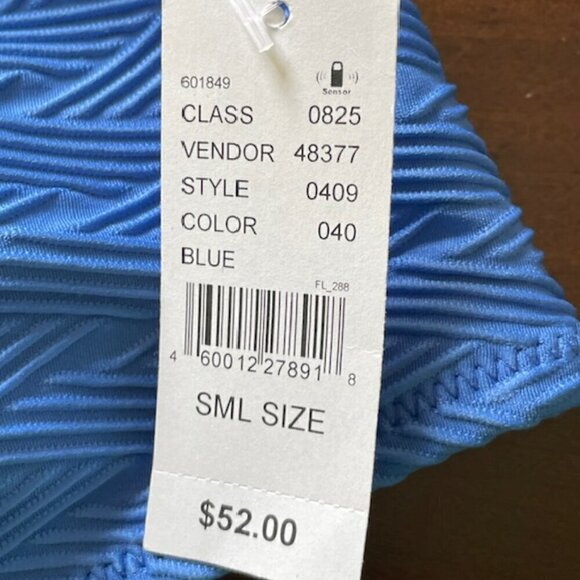 Rhythm. Maldives Cobalt Blue Ribbed High Rise Bikini Swim Set NWT Small - Picture 9 of 11